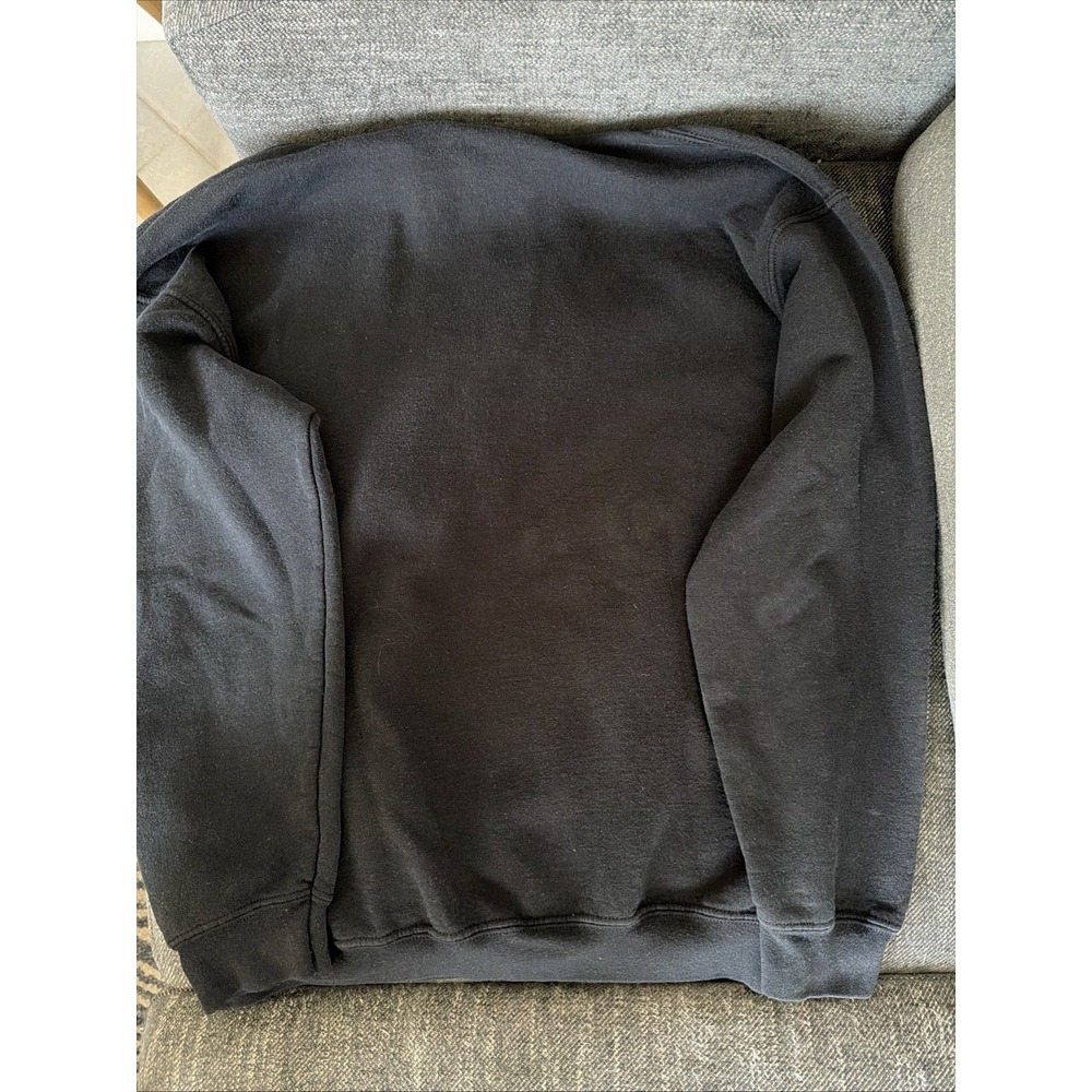 Realtree Xtra Fleece Hoodie Men's Size Large L Kangaroo Pouch Pocket Faded Black - Picture 5 of 5